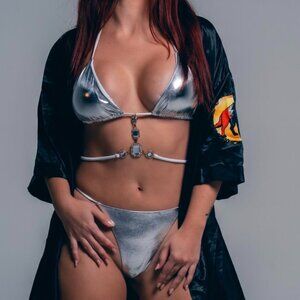 Get'em ProSeries Silver Futuristic Bikini